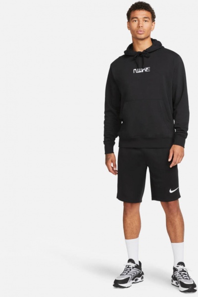 Джемпер Nike M NK CLUB FC PO HOODIE FB6574-010 р.XL чорний