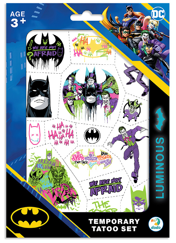 Набір наклейок-татуювань DoDo Batman. Герої Готем Сіті 200548