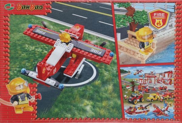 Конструктор BanBao Пожарные Гидроплан 2