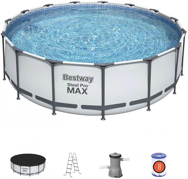 Басейн каркасний Bestway 16015 л 457х122 см 56100