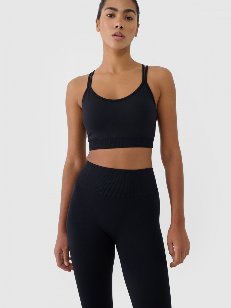 Бра 4F SPORT BRA F211 4FRSS25USBAF211-20S р.M-L черный