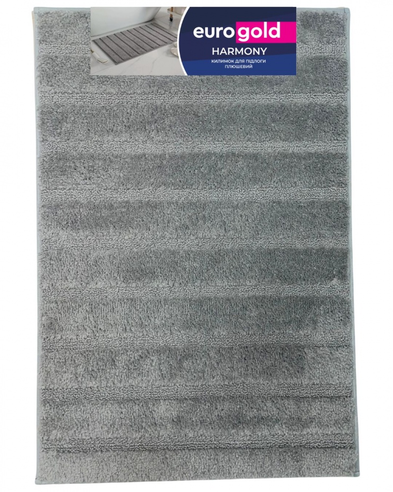 Коврик для пола плюшевый Harmony grey