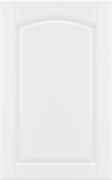 Фасад для кухні Грейд-Плюс Прованс білий гладкий №383 713x446 правий