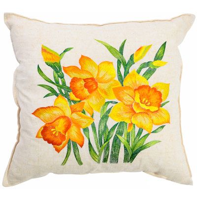 Наволочка декоративна Zastell Нарцис 45x45 cм