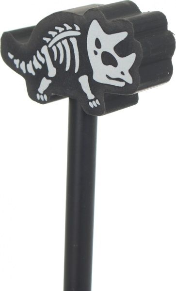 Олівець чорнографітний з гумкою Динозаври в асортименті