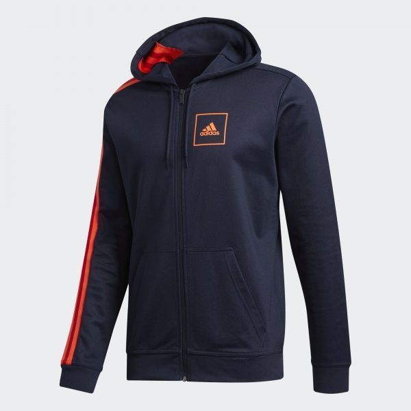 Джемпер Adidas M AAC FZ Hoodie FI4664 р. XL темно-синий