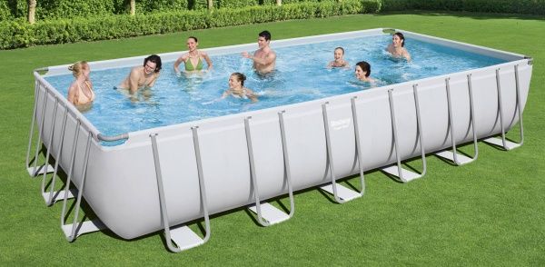 Бассейн каркасный Bestway с фильтром, лестницей, подкладкой, накрытием, 30045 л