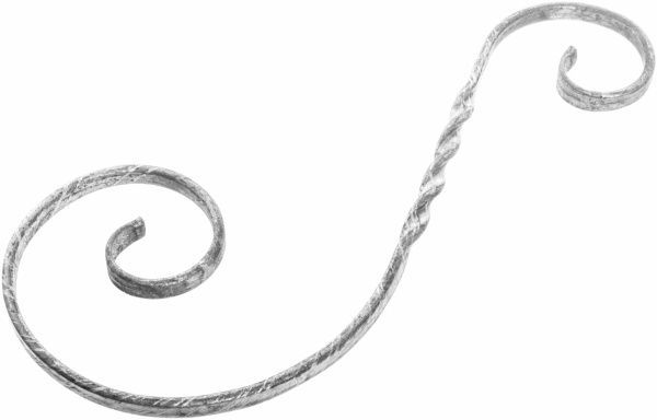 Завиток несиметричний скручений 350Х155 мм 01.074К