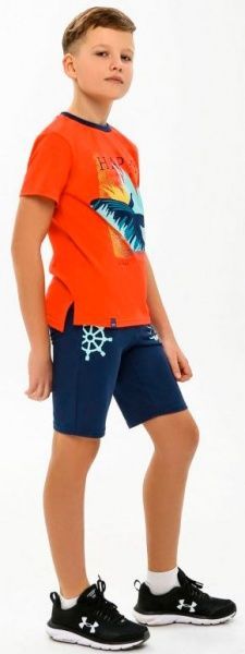 Футболка для мальчика Smil 110550 р.128 красный 