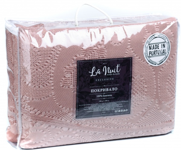 Покрывало Coimbra 230x270 см La Nuit розовый 