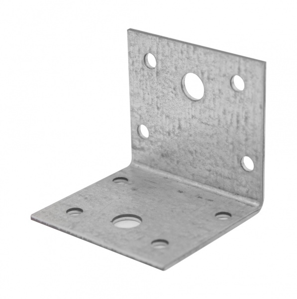 Уголок металлическая равносторонний 55x50x50 мм 2 мм (1шт.)