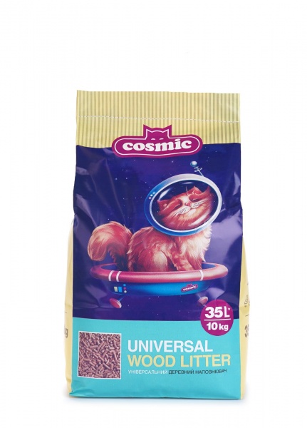 Наполнитель древесный COSMIC Universal 10 кг 