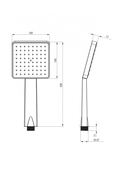 Ручний душ Deante Neo Boro NER N5SS