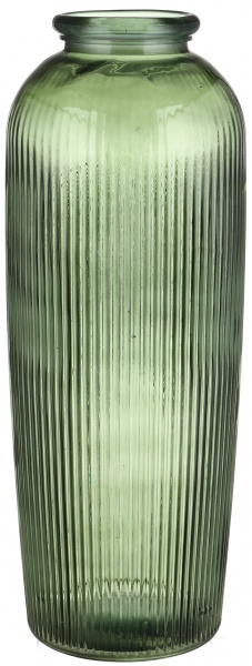 Ваза стеклянная San Miguel Daroca 70 см зеленая 