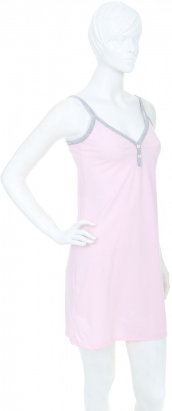 Нічна сорочка на тонких бретелях Краса р. M рожевий 