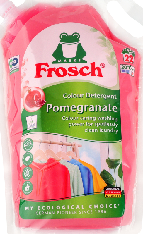 Жидкое средство для машинной и ручной стирки Frosch Колор Гранат 1,5 л