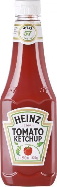 Кетчуп Heinz Томатний 500 г 500 мл