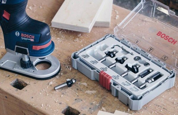 Набор фрез цилиндрическая Bosch 2607017469