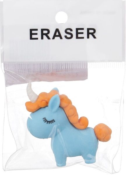 Гумка Єдиноріг блакитний