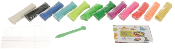 Тесто для лепки Colorful Boom 12 цветов Lovin'do