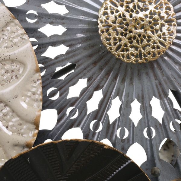 Декор настенный Crocus 118,1x58,4 см черно-бежевый 