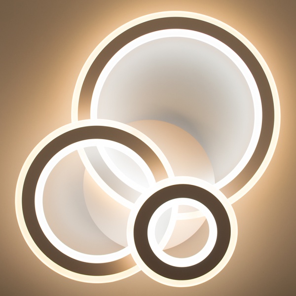 Люстра світлодіодна Luminaria R700/600 108 Вт білий матовий TRIPLEX ROUND 108W R 