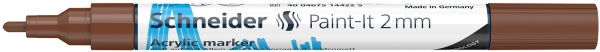 Маркер акриловий Schneider Paint-it 310 2 мм S120107 коричневий 