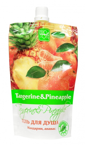 Гель для душа Bioton Мандарин и ананас 170 мл