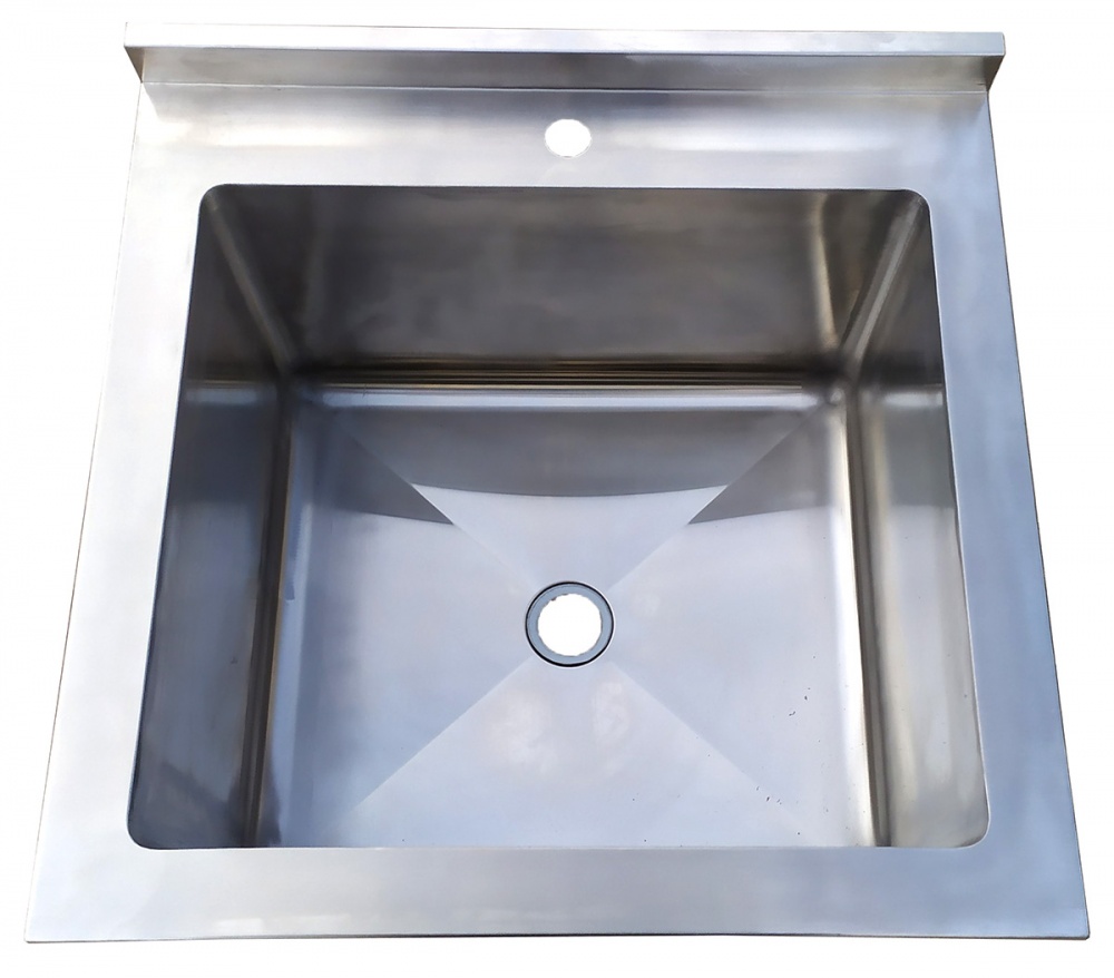 Мойка производственная 3-секционная бесшовная с бортом Tehma 1800x600х850 мм нержавеющая сталь