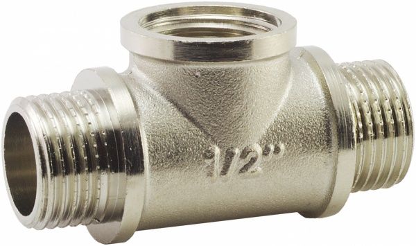 Трійник комбінований ЗВЗ FADO S.r.l нікель 1/2