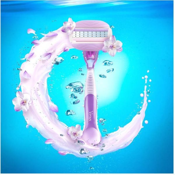 Сменный картридж Gillette Venus ComfortGlide Breeze c гелевой полоской 4 шт.