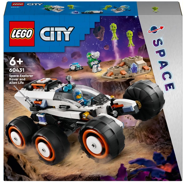 Конструктор LEGO City Космічний дослідницький всюдихід й інопланетне життя 60431