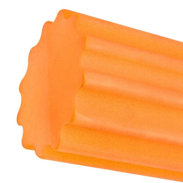 Массажный ролик PowerPlay PP_4020_Orange для йоги и пилатес 60x15 см оранжевый
