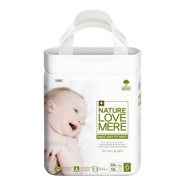 Підгузки-трусики Nature Love Mere Magic Soft Fit Band XXL 13+ кг 18 шт.