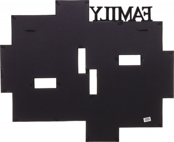 Фотоколлаж Family 61,5х50,5х2,5см 12 фото 10x15 см черный 