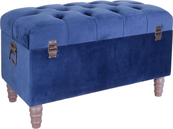 Скриня-пуф Shic S синій 82,5х42х47 см 