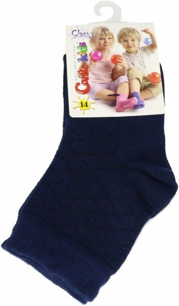 Шкарпетки дитячі Conte-Kids CLASS 152 р.14 темно-синій 