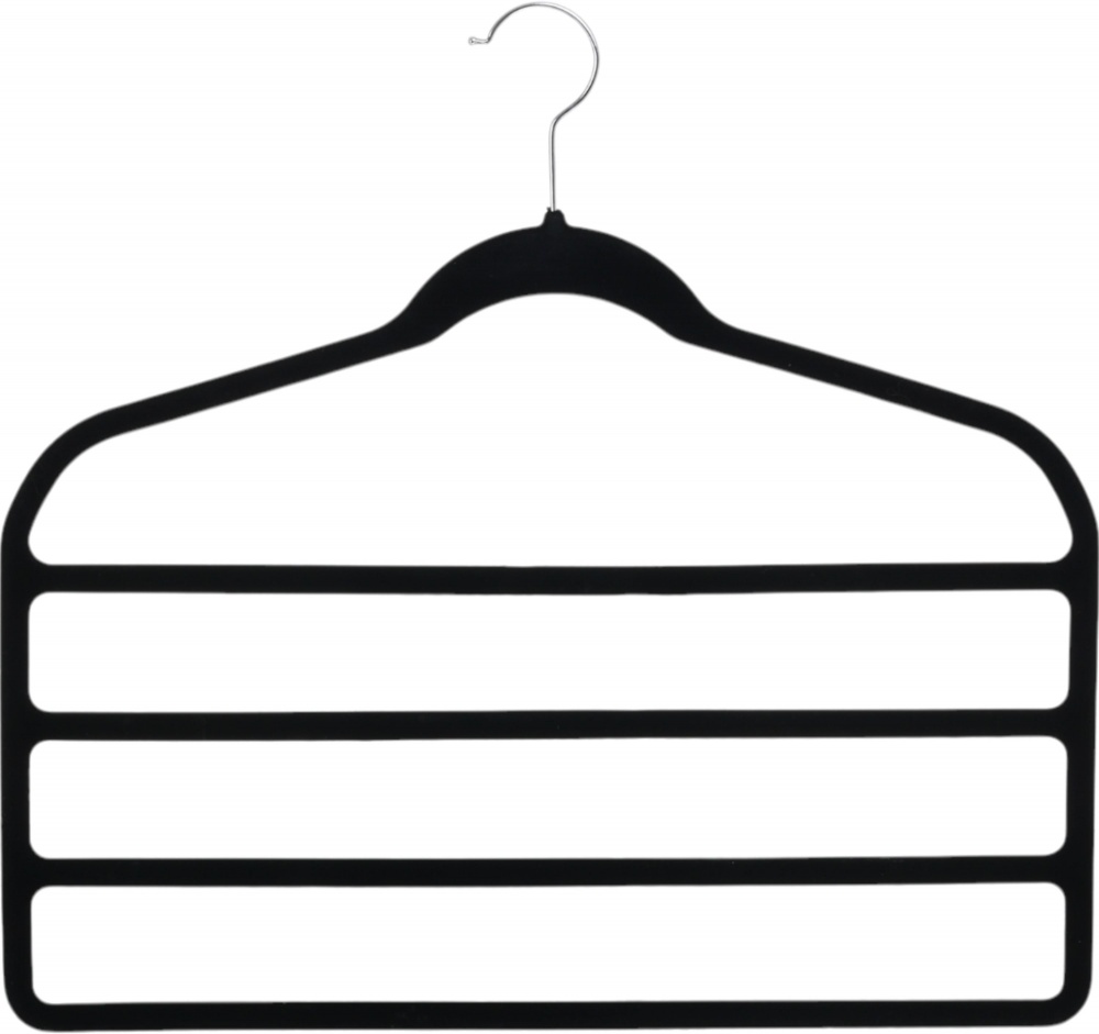 Вешалка для одежды Vivendi 4х-рівнева VELVET HANGER WITH CASCADE HOOK