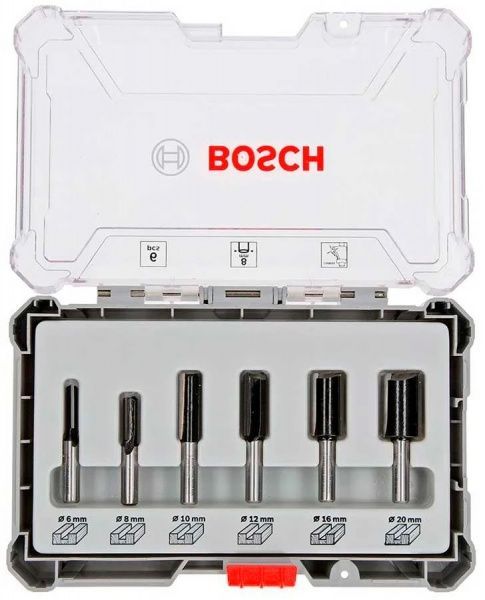 Набір фрез Bosch ПАЗОВИХ 2607017466