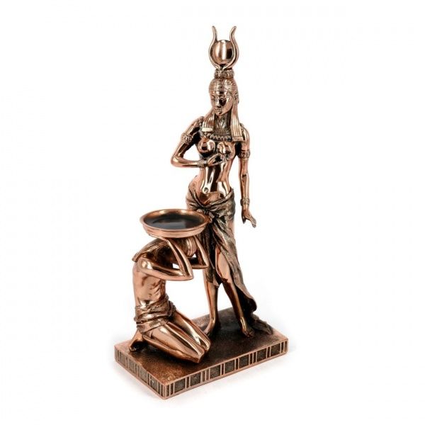 Статуэтка-подсвечник Богиня Хатхор из Египта T422 Classic Art