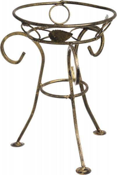 Подставка для цветов Гном 35 см коричневый 