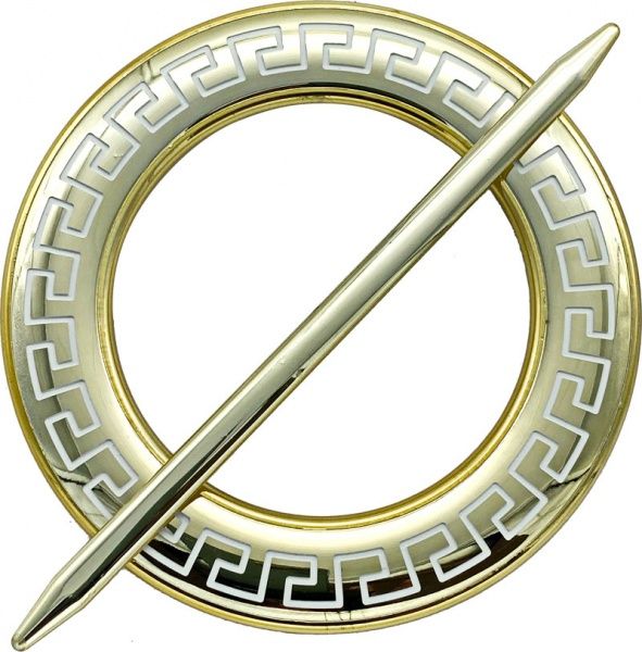 Декор Круг Афины d150 мм золото глянец С003-1 MISLT