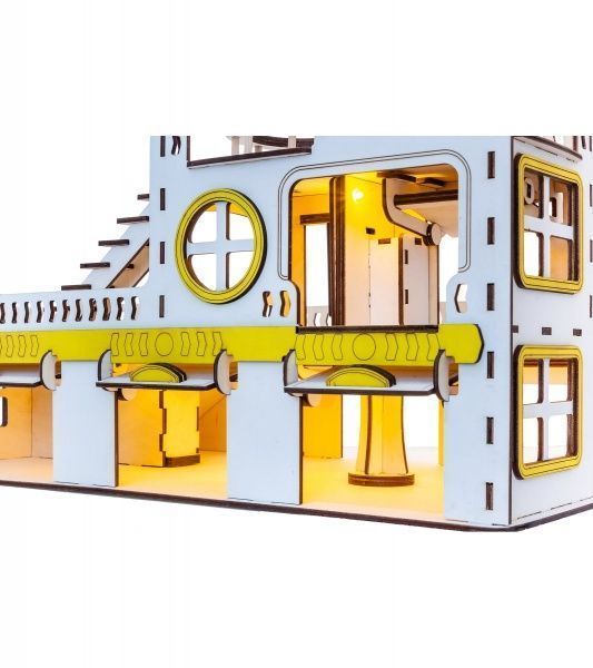 Гараж Good Play 32х57х27 см Гоночная база с подсветкой G 002