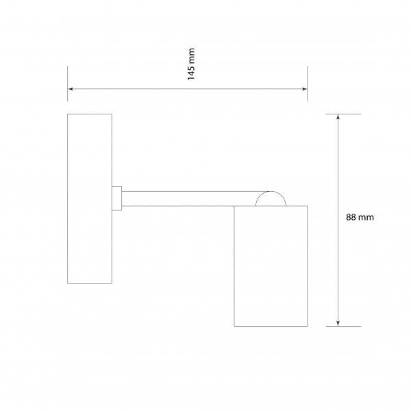 Бра Светкомплект Loft AS 8814 1x40 Вт E27 бронза/чорний 