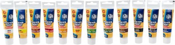 Краски гуашевые 12 цветов 30 мл Astra