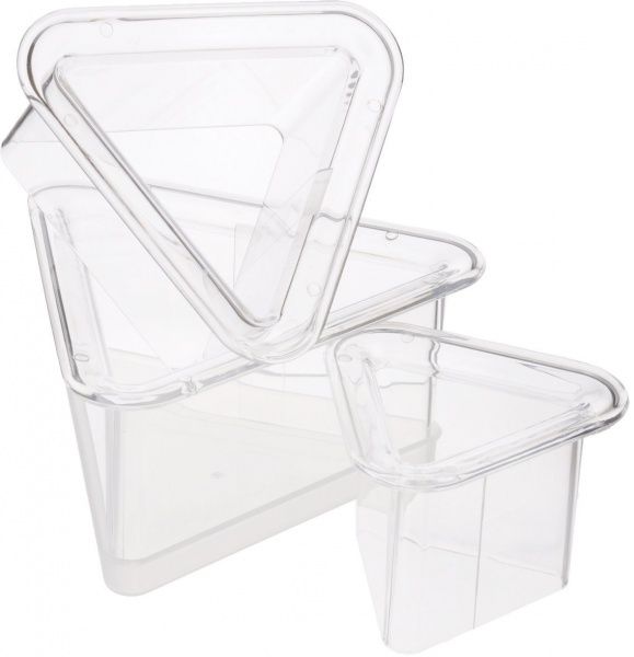 Набор форм для придания формы блюдам Presto FoodStyle Треугольники 3 шт. 422216 Tescoma