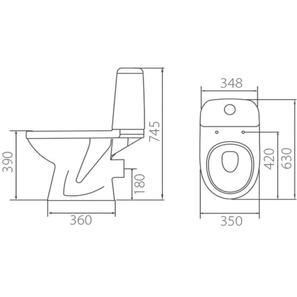 Унитаз-компакт Colombo Пульс