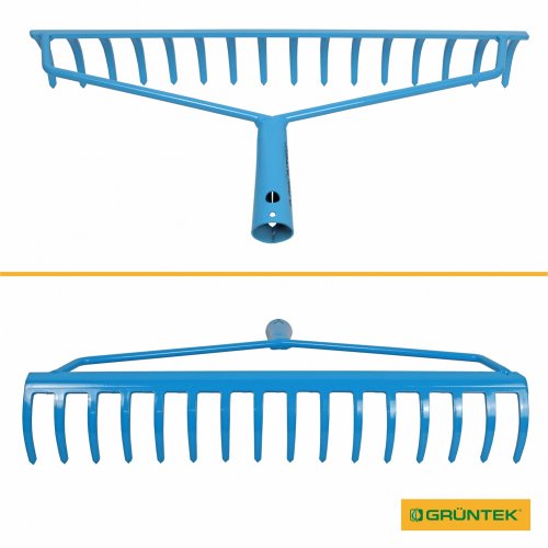 Грабли зубчатые Gruntek IR-450 16 зубцов (без ручки)