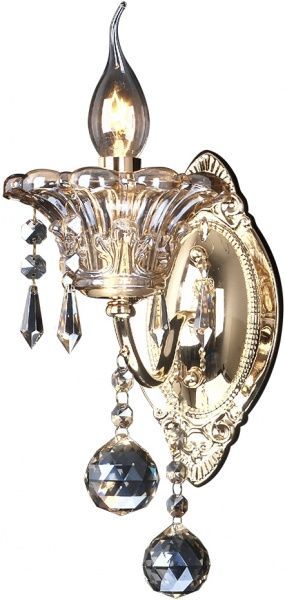 Бра WunderLicht 3743-01W 1x40 Вт E14 золотой