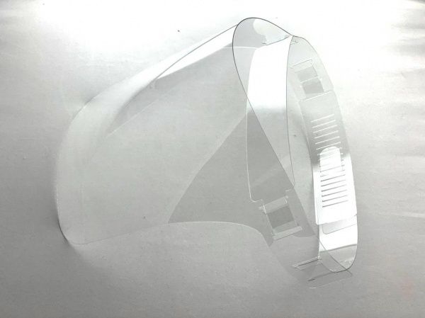 Защитный экран от брызг прозрачный